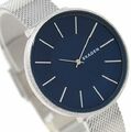 Skagen SKW2725 Karolina Damenuhr, Mesharmband silber, blaues Ziffernblatt *NEU*