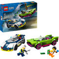 LEGO 60415 City Verfolgungsjagd mit Polizeiauto und Muscle Car