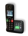 Gigaset E290A Schnurlostelefon mit Anrufbeantworter schwarz