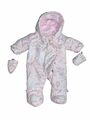 Süß! Baby Mädchen Winter Overall Schneeanzug Gr. 56-62 0-3 Monate Kuschelig Warm