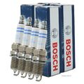 4x 0 242 229 797 Bosch Zündkerze entstört FR8SC PEUGEOT 206 CC 