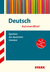 Markus Hille / Deutsch - auf einen Blick! Epochen der deutschen Literatur