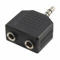 Stereo Audio Klinke Adapter 3,5mm Stecker - 2x 3,5mm Buchse Y-Verteiler Splitter