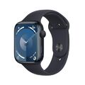 Apple Watch Series 9 [GPS, inkl. Sportarmband M/L mitternacht] 45mm Aluminiumg S
