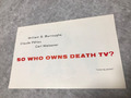 Wem gehört Death TV? William S. Burroughs, Claude Pélieu, Carl Weissner