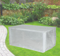 Schutzhülle für rechteckige Gartentische 180 x 100 x 75 cm transparent