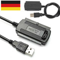 USB auf IDE + SATA Adapter für 2,5" & 3,5" HDD SSD Festplatten Festplatte DE