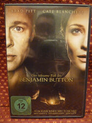 DVD Der seltsame Fall des Benjamin Button - Brad Pitt - Cate Blanchett