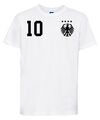 Youth Designz Deutschland Kinder T-Shirt mit WUNSCHNAME + NUMMER Trikot WM EM