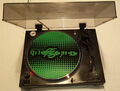 IMG Stage Line DJP-200 / DJ Plattenspieler/ Direct Drive (+/-8 ) Slipmat & Haube