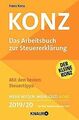 Konz: Das Arbeitsbuch zur Steuererklärung von Konz,... | Buch | Zustand sehr gut