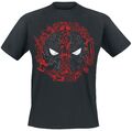Deadpool Scribble Männer T-Shirt schwarz  Männer Fan-Merch, Filme, 