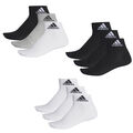 6 Paar adidas Performance Sneaker / Quarter Socken Gr. 35 - 54 Unisex Kurzsocke 