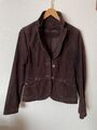 Esprit Blazer Jacke Cord Braun Größe 36