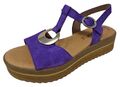 TOP GABOR SCHUHE SANDALETTEN SANDALEN 44.562 VIOLETT Gr. 37,5 UK 4,5 LEDER NEU