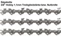 Sägekette 3 Stck Kettensäge Bosch AKE35 AKE35/17S AKE35/18S AKE35/19S AKE36S 1.1