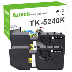 Laser Toner Kartuschen Toner Patronen 2 Black für Kyocera TK-5240 TK 5240 TK5240