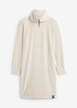 Neu R-Ware Jersey-Cordkleid kuschelig Gr. 40/42 Kieselbeige Casual-Minidress