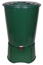 Wassertank Wassertonne Regentonne Regenfass Wasserfass 310 Liter mit Stand Monoblock Stand ✔ Mit Deckel ✔ Mit Wasserhahn ✔  Robust