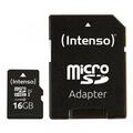 Intenso Micro SDHC Karte 16GB Speicherkarte UHS-I Performance 90 MB/s Cl.10 bulk