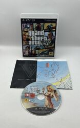 Grand Theft Auto 5 V PS3 komplett mit Karte & Handbuch CIB PAL Sehr guter Zustand getestet