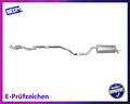 Auspuffanlage für Opel Corsa D 1.2 Auspuff Endtopf Mittelrohr Flexrohr