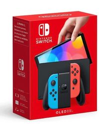 Nintendo Switch Konsole OLED-Modell in Neon-Rot /Neon-Blau - Neu