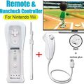 2 in 1 Für Nintendo Wii / Wii U Original Remote Motion Plus & Nunchuk Controller