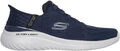 skechers sneakers uomo 232459 slip-ins blu