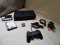 Playstation 2 Fat mit 500 GB festplatte 