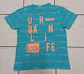 Shirt, T-Shirt Jungen Yigga Farbe türkis mit neon Druck Gr.158/164  o. Versandk.