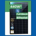 440W Bifaziales Glas Solarmodul - Hochleistungs-Photovoltaikpanel