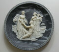 Zierteller - Sammlerteller " The Judgment of Paris " aus Onyx - limited edition