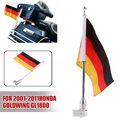 Fahnenstange Fahnemast Flaggenhalter Germany Für Honda GoldWing GL1500 2001-2012