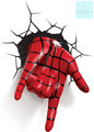 Marvel Spiderman Hand 3D Wandleuchte, Kunststoff