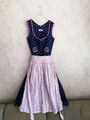 Damen, Almsach, Midi-Dirndl, Trachtenkleid, Kleid mit Schürze, Gr 36