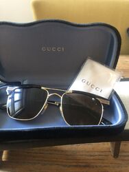 Gucci Aviator klassische Herren Sonnenbrille GG0287S 003 braun go