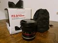 Samyang 12 mm F/2,0 CS MF APS-C NCS Objektiv