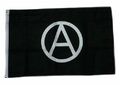 Fahne / Flagge Anarchie schwarz 90 x 150 cm