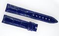 Breguet Lederband Alligator blau 18/17 für Dornschließe Neu 