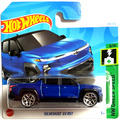Hot Wheels Silverado EV RST blau metallic 2024 HW Green Speed 8/10 OVP