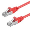 CAT5e Kabel F/UTP Patchkabel 1/ 10 Pack DSL LAN Netzwerkkabel rot 0,25m - 20m !