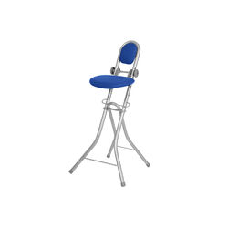 Bügelstehhilfe Stehhilfe Stehstuhl Stehsitz Bügelstuhl höhenverstellbar blau✔ ergonomisch ✔ höhenverstellbar ✔ platzsparend