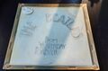 THE BEATLES - GLASS ALBUM 2 LP FROM YESTERDAY FOREVER ITALY NUMERATO CLEAR VINYL