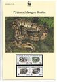 1119d: Benin 1999 WWF- Ausgabe Schlange Python, Serie **/ FDC/ MK