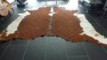 Rinderhaut - Kuhfell Teppich Echtleder von Heitmann 220cm x230cm