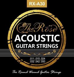 6x Gitarrensaiten für Westerngitarre Akustikgitarre Stahlsaiten Seite - The Rose