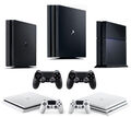 Sony Playstation Konsole PS4 Pro Slim Fat, Original Controller 3 Gratis Spiele