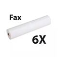 6x EXACOMPTA Thermo Faxpapier Faxrolle Thermorolle 55g - 216 x 30m x12 - 40924E