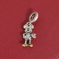 Pandora Disney 100th Anniversary Mickey Maus Charm Anhänger